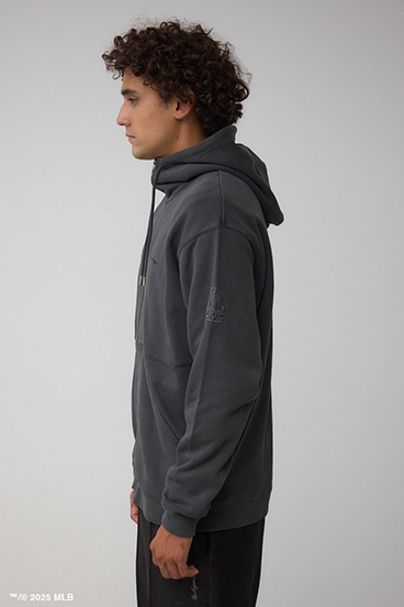 【MLB】AZUL ピグメント ジップパーカー 詳細画像