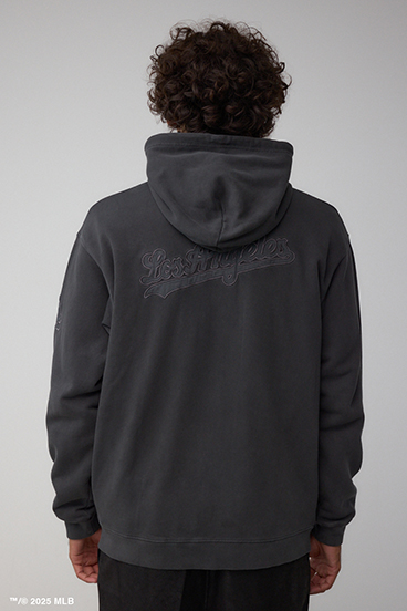 【MLB】AZUL ピグメント ジップパーカー 詳細画像