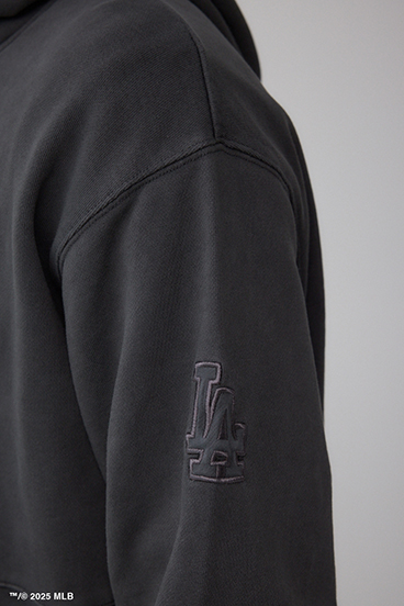 【MLB】AZUL ピグメント ジップパーカー 詳細画像