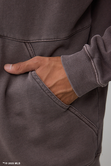 【MLB】AZUL ピグメント ジップパーカー 詳細画像