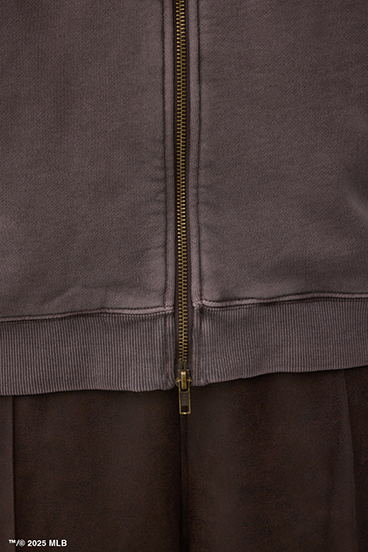 【MLB】AZUL ピグメント ジップパーカー 詳細画像