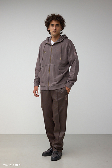 【MLB】AZUL ピグメント ジップパーカー 詳細画像