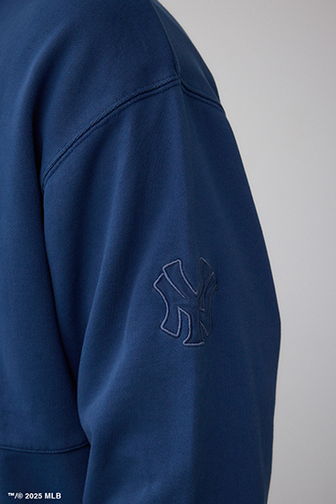 【MLB】AZUL ピグメント ジップパーカー 詳細画像