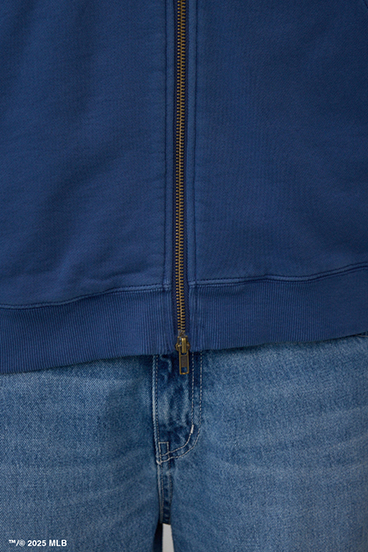 【MLB】AZUL ピグメント ジップパーカー 詳細画像