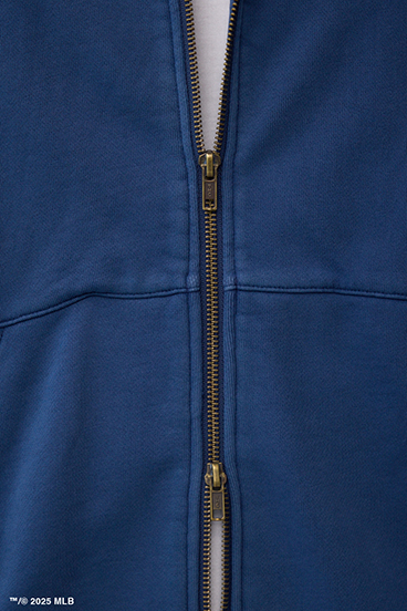 【MLB】AZUL ピグメント ジップパーカー 詳細画像