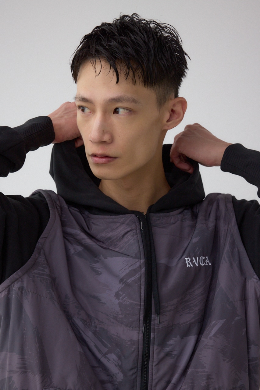 【RVCA×AZUL】REVERSIBLE ZIP HD