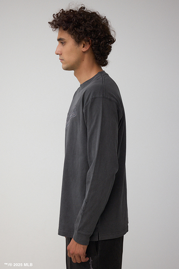 【MLB】AZUL ピグメントダイ 長袖TEE 詳細画像