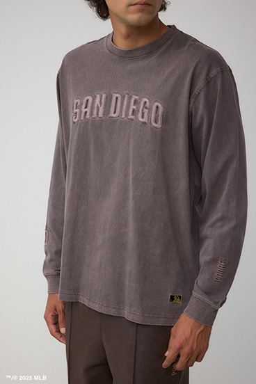 【MLB】AZUL ピグメントダイ 長袖TEE