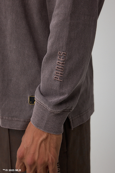 【MLB】AZUL ピグメントダイ 長袖TEE 詳細画像