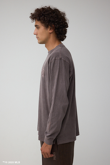 【MLB】AZUL ピグメントダイ 長袖TEE 詳細画像