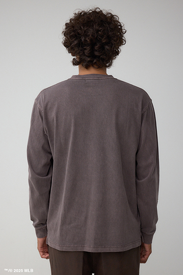 【MLB】AZUL ピグメントダイ 長袖TEE 詳細画像