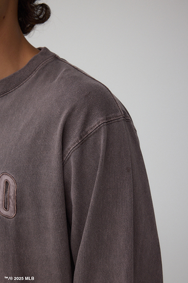 【MLB】AZUL ピグメントダイ 長袖TEE 詳細画像
