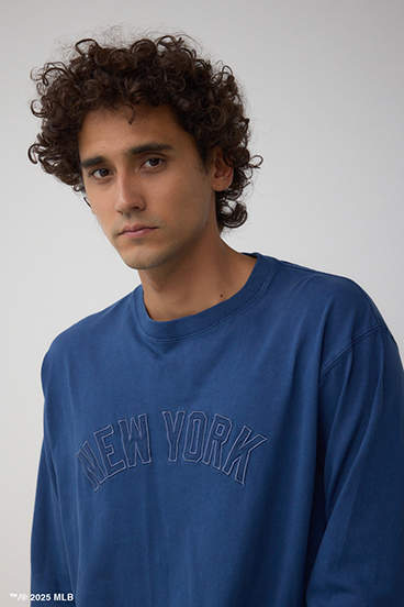 【MLB】AZUL ピグメントダイ 長袖TEE