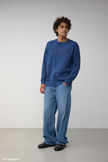 【MLB】AZUL ピグメントダイ 長袖TEE 詳細画像