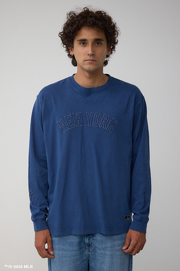 【MLB】AZUL ピグメントダイ 長袖TEE 詳細画像