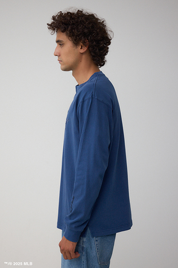 【MLB】AZUL ピグメントダイ 長袖TEE 詳細画像