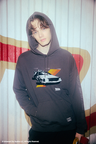 Back to the Future｜AZUL】カラーフロッキーフーディー｜MEN