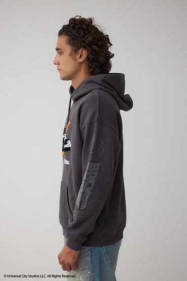 【Back to the Future｜AZUL】カラーフロッキーフーディー 詳細画像