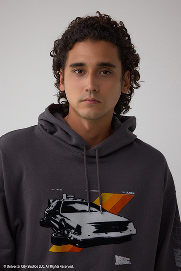 【Back to the Future｜AZUL】カラーフロッキーフーディー 詳細画像