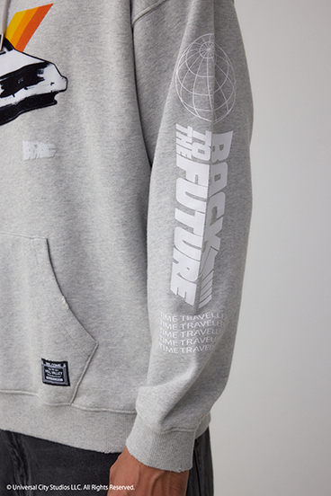 【Back to the Future｜AZUL】カラーフロッキーフーディー 詳細画像