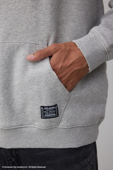 【Back to the Future｜AZUL】カラーフロッキーフーディー 詳細画像