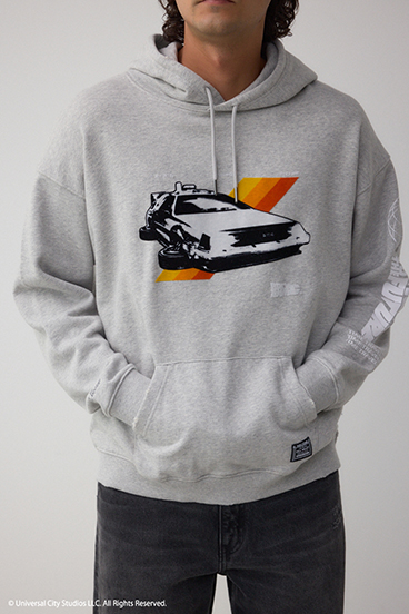 【Back to the Future｜AZUL】カラーフロッキーフーディー 詳細画像