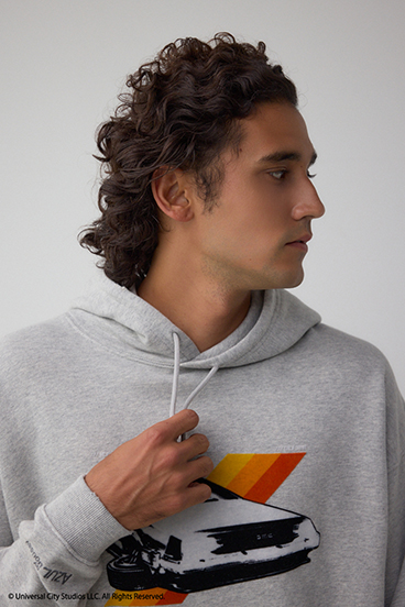 【Back to the Future｜AZUL】カラーフロッキーフーディー 詳細画像