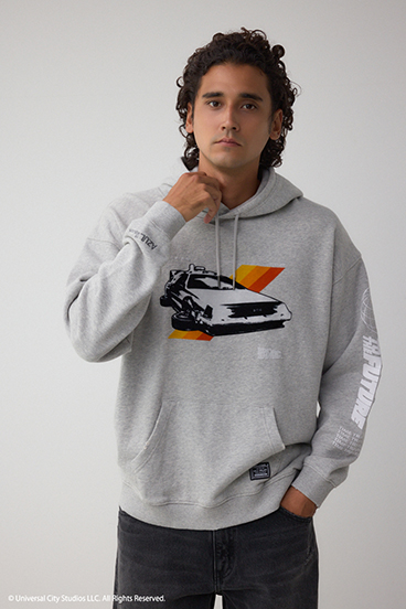 【Back to the Future｜AZUL】カラーフロッキーフーディー 詳細画像