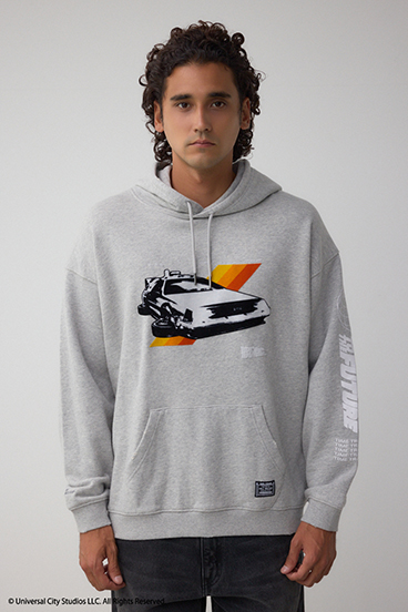 【Back to the Future｜AZUL】カラーフロッキーフーディー 詳細画像