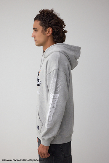 【Back to the Future｜AZUL】カラーフロッキーフーディー 詳細画像