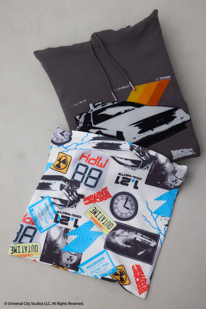 Back to the Future｜AZUL】カラーフロッキーフーディー｜MEN