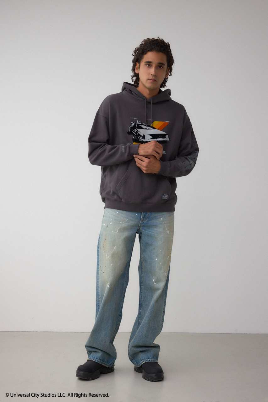Back to the Future｜AZUL】カラーフロッキーフーディー｜MEN