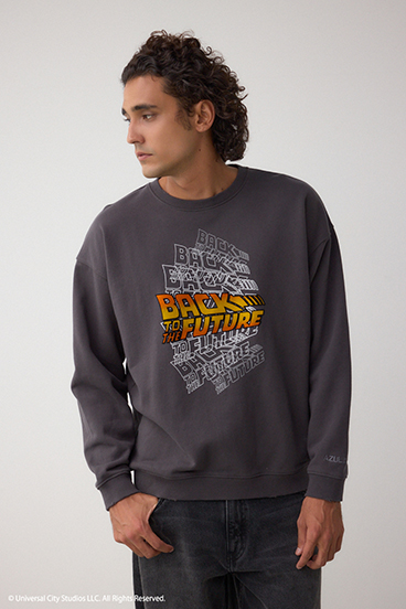 【Back to the Future｜AZUL】カラーフロッキープルオーバー 詳細画像