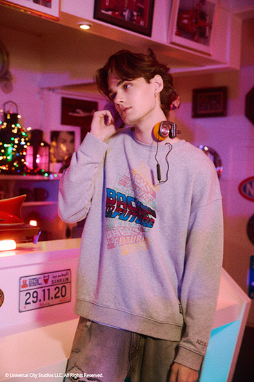 【Back to the Future｜AZUL】カラーフロッキープルオーバー