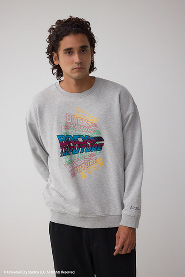 【Back to the Future｜AZUL】カラーフロッキープルオーバー 詳細画像