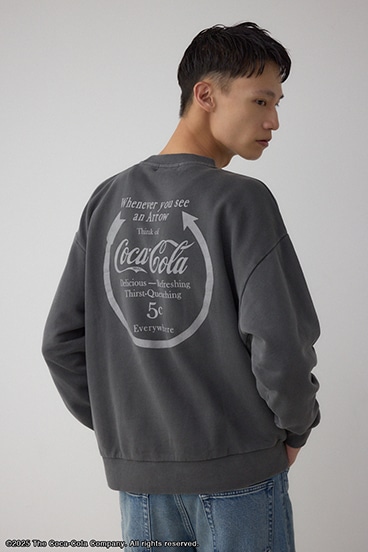 【Coca-Cola®｜AZUL】 ピグメントスウェット