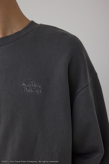 【Coca-Cola®｜AZUL】 ピグメントスウェット 詳細画像