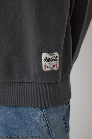 【Coca-Cola®｜AZUL】 ピグメントスウェット 詳細画像