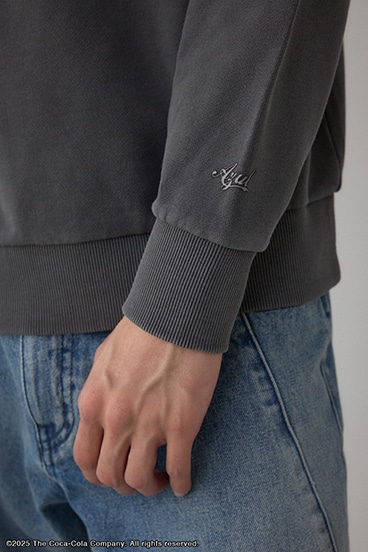 【Coca-Cola®｜AZUL】 ピグメントスウェット 詳細画像