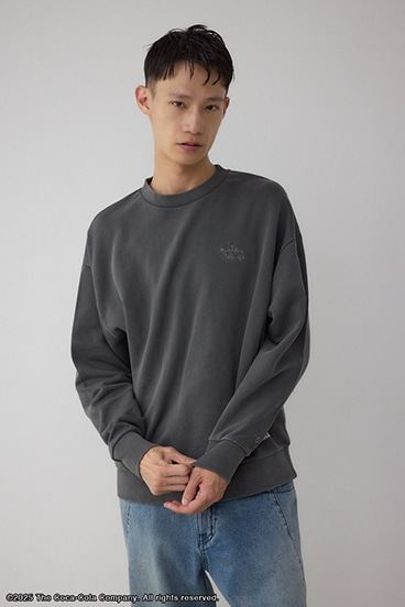 【Coca-Cola®｜AZUL】 ピグメントスウェット 詳細画像