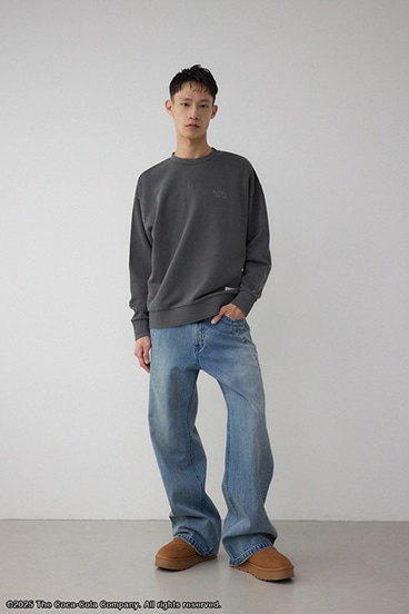 【Coca-Cola®｜AZUL】 ピグメントスウェット 詳細画像