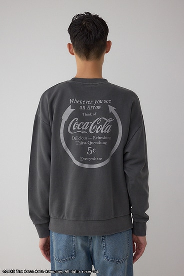 【Coca-Cola®｜AZUL】 ピグメントスウェット 詳細画像