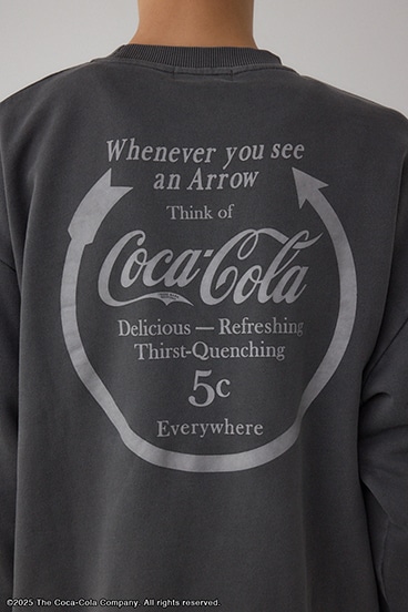 【Coca-Cola®｜AZUL】 ピグメントスウェット 詳細画像