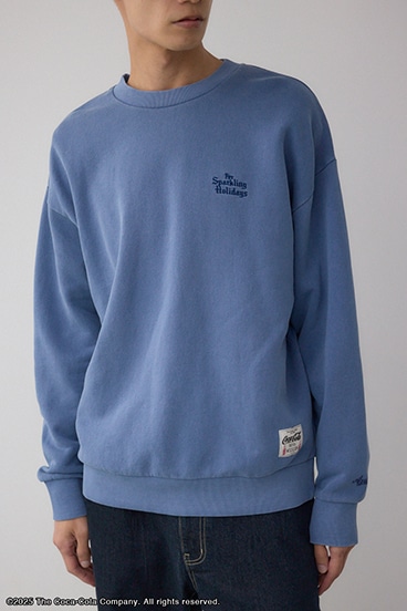 【Coca-Cola®｜AZUL】 ピグメントスウェット