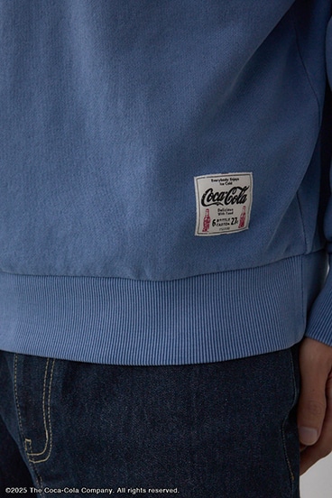 【Coca-Cola®｜AZUL】 ピグメントスウェット 詳細画像