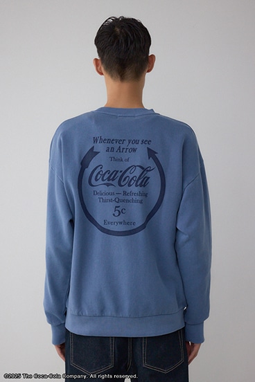 【Coca-Cola®｜AZUL】 ピグメントスウェット 詳細画像