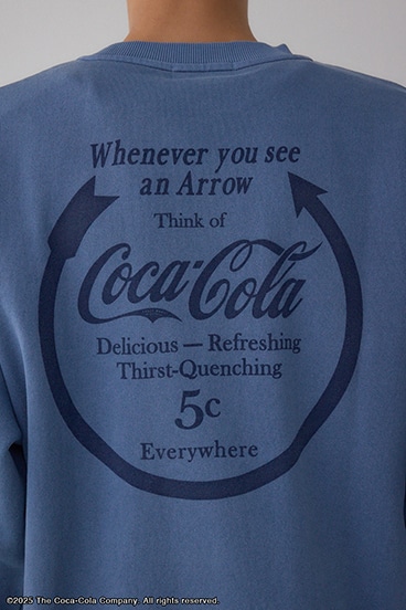 【Coca-Cola®｜AZUL】 ピグメントスウェット 詳細画像