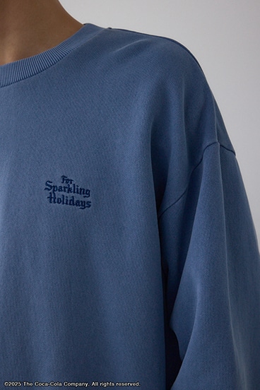 【Coca-Cola®｜AZUL】 ピグメントスウェット 詳細画像
