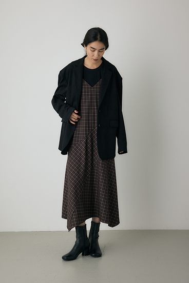 【crie conforto】スエードライクバックポケットジャケット 詳細画像