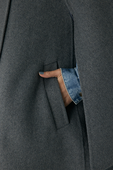 【crie conforto】リバーケープコート 詳細画像